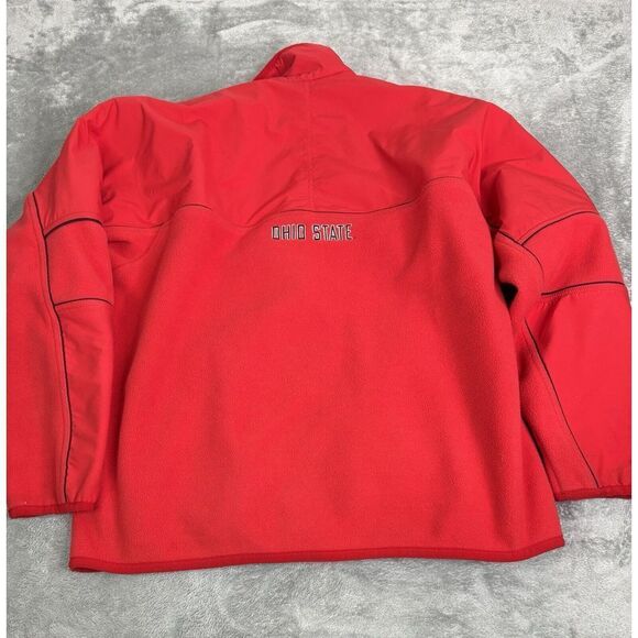 Vintage Y2K Nike Ohio State Buckeyes Full Zip Jacket Men's Size Large Red - Picture 2 of 11